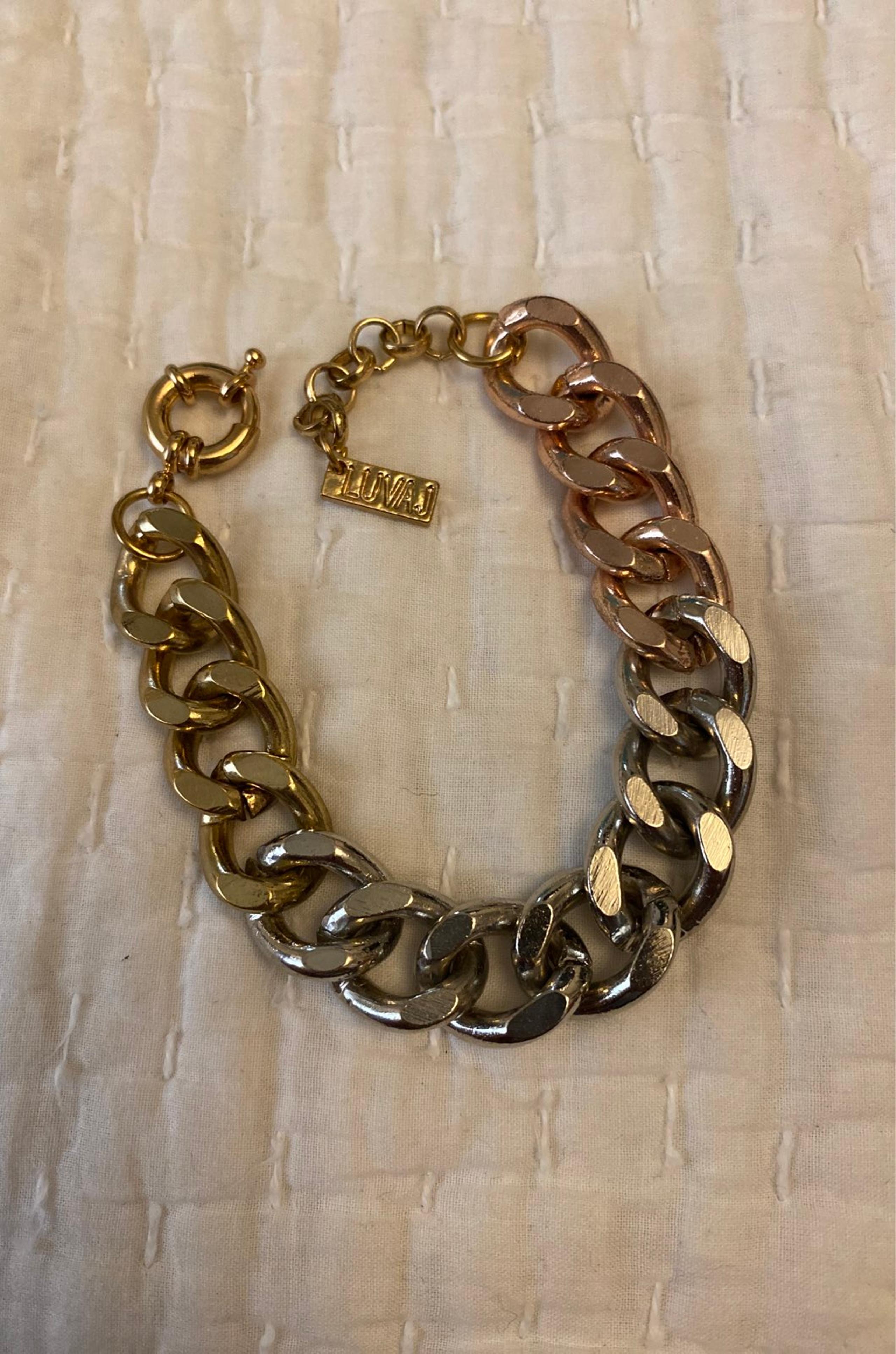 Luv AJ Metal Link Bracelet