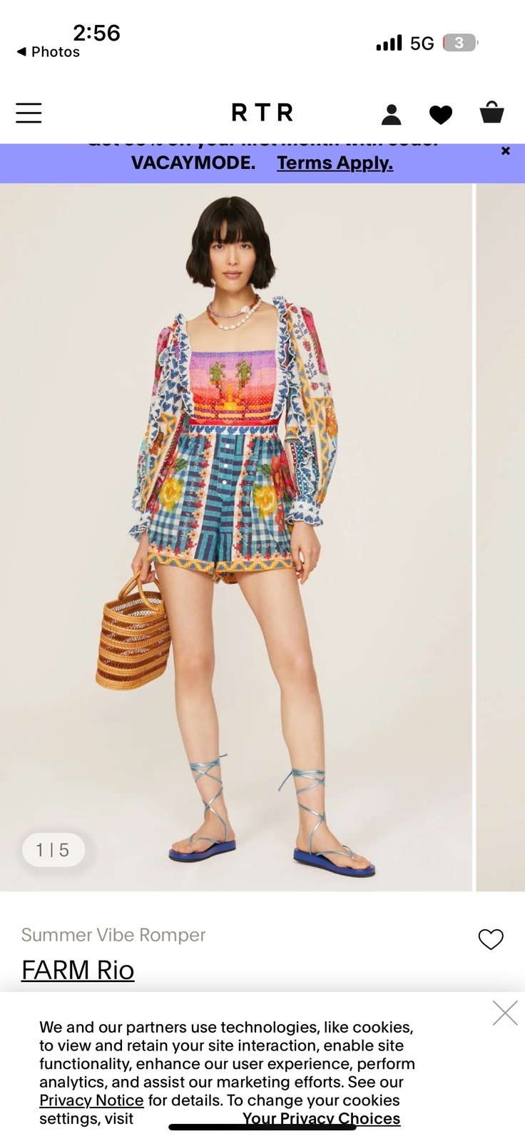 Farm Rio romper dress