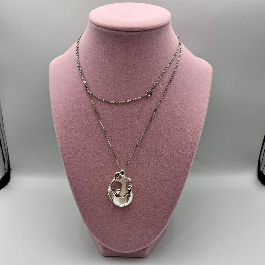 Carolyn pollack Loving Family Small Sterling silver Necklace
