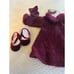 AMERICAN GIRL Sparkly Garnet Holiday Christmas Dress 2001