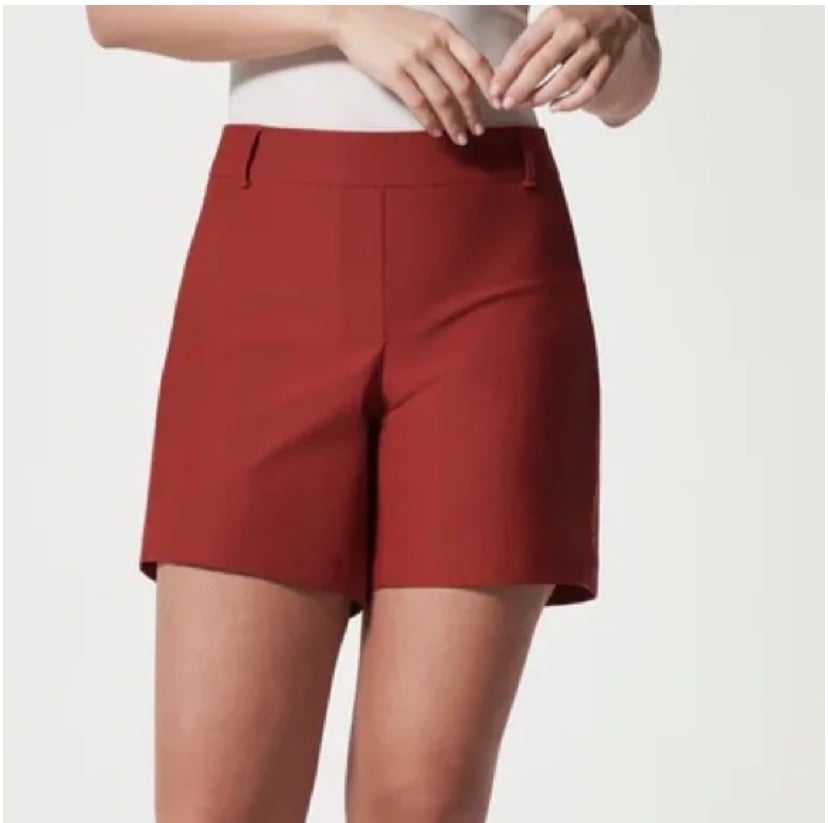 NWT Spanx Sunshine shorts 6” Color Dark Cherry size XL