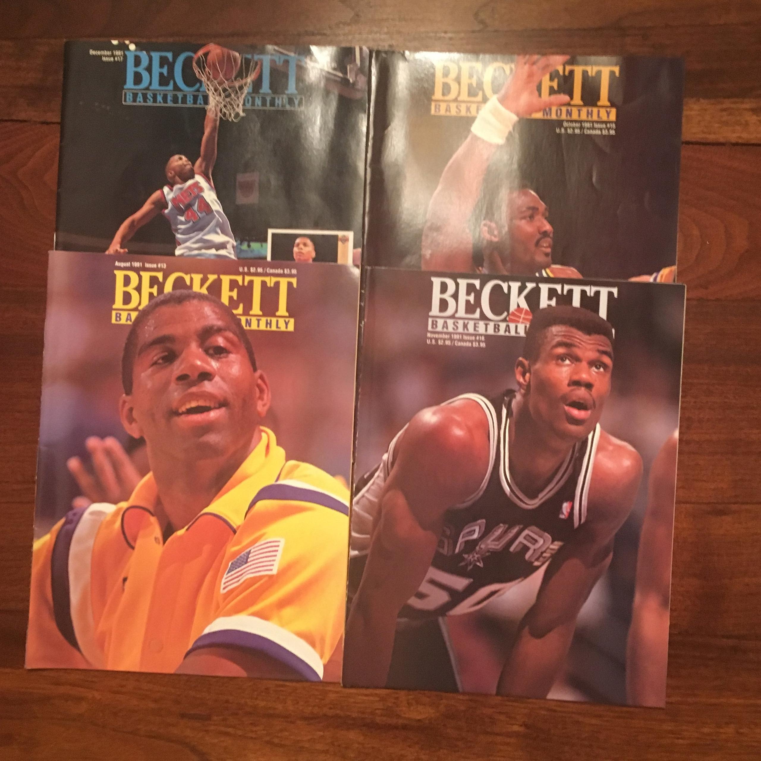 Beckett Magazine Magic David Robinson