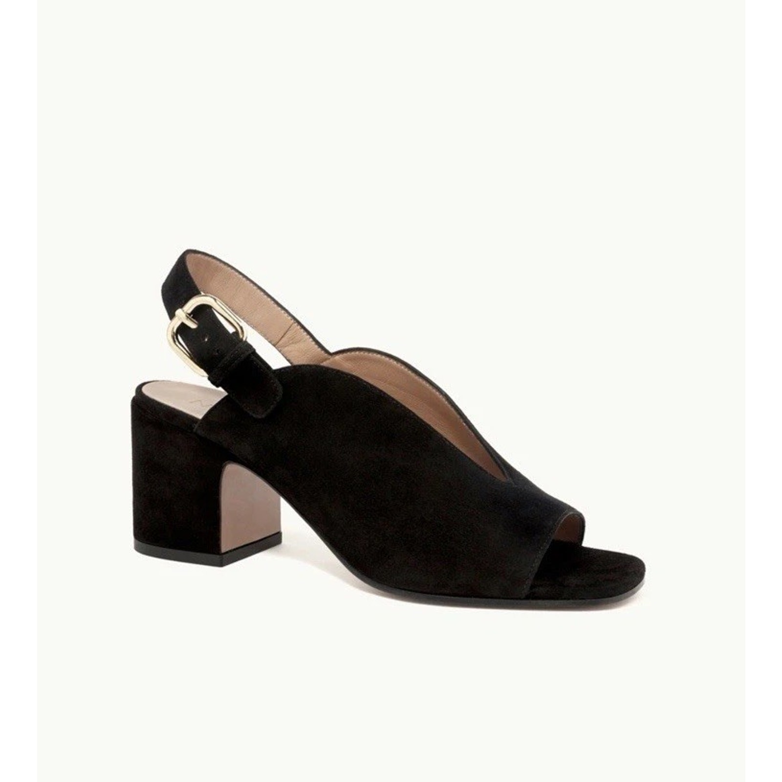 Nomasei BAGHERA Sandals Black Suede Leather Size 42 10 US