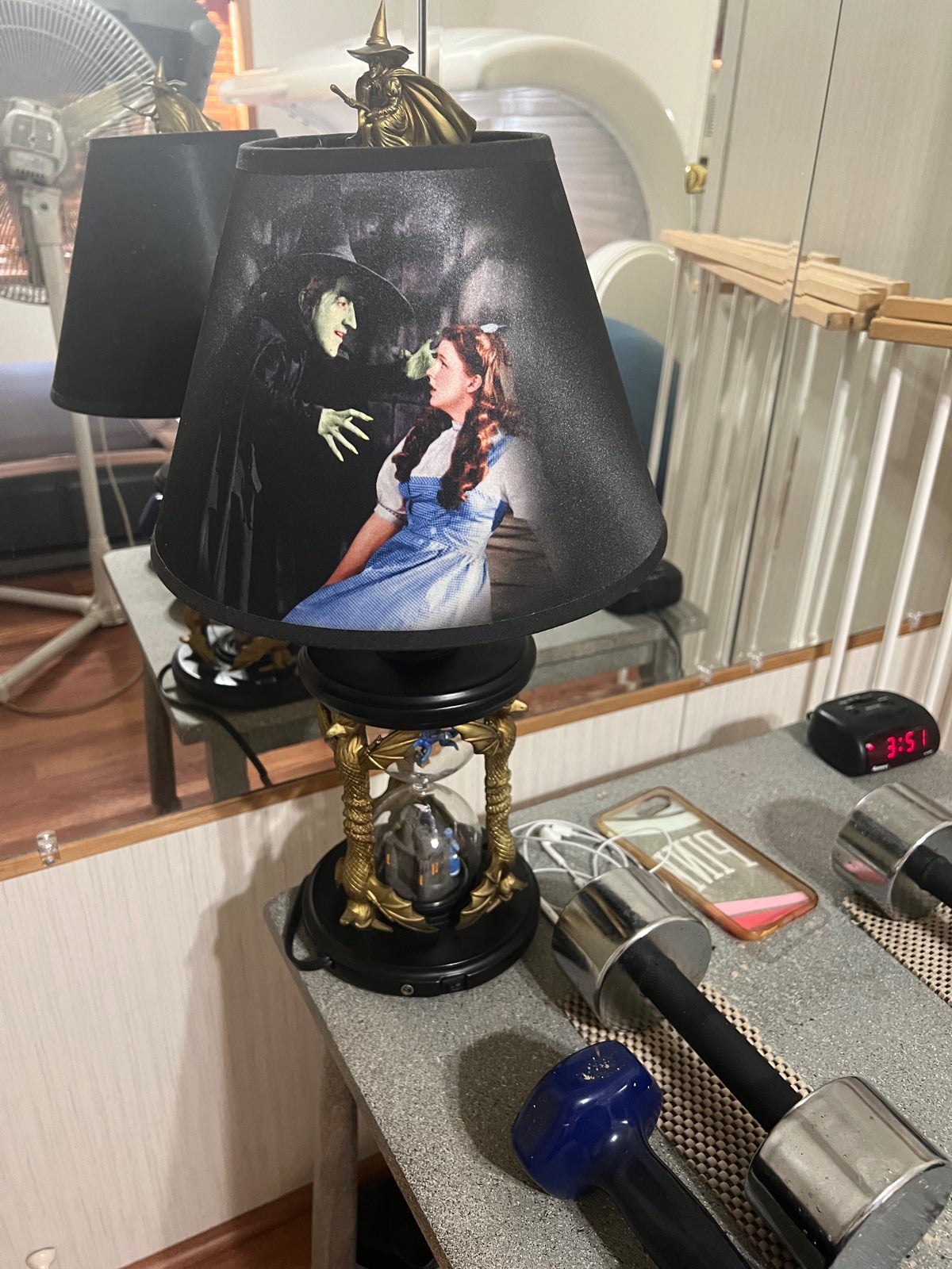 Bradford Exchange Wizard of Oz Lamp