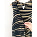 Chico's Knit Sleeveless Duster Cardigan sz 12 Longline Striped Farren