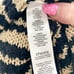 Chico's Knit Sleeveless Duster Cardigan sz 12 Longline Striped Farren
