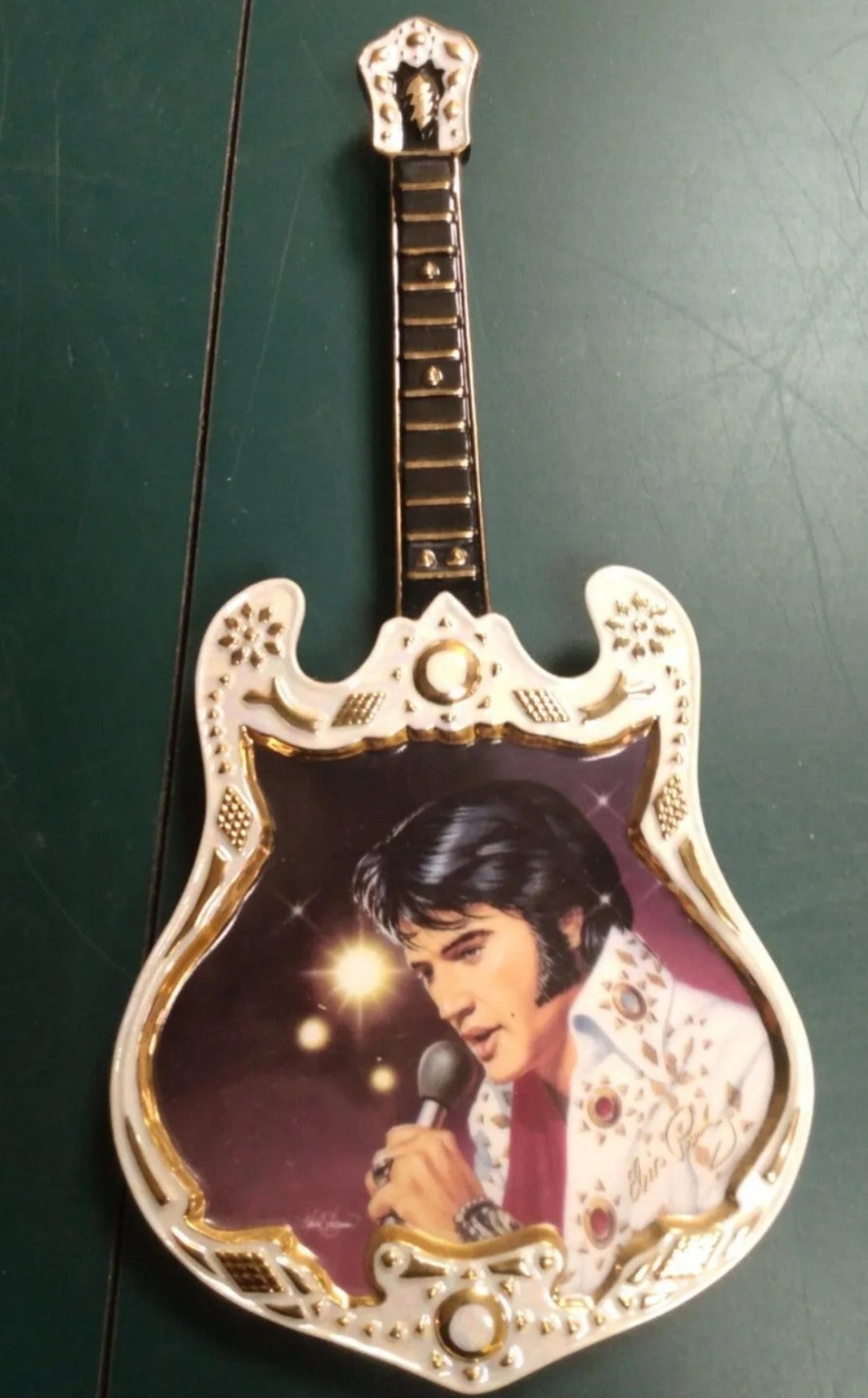 Vintage Elvis Presley Guitar Plate