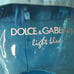 Vintage DOLCE GABBANA light blue Clear Tote Shoulder Bag Beach Pool