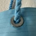 Vintage DOLCE GABBANA light blue Clear Tote Shoulder Bag Beach Pool