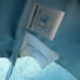 Vintage DOLCE GABBANA light blue Clear Tote Shoulder Bag Beach Pool
