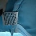 Vintage DOLCE GABBANA light blue Clear Tote Shoulder Bag Beach Pool