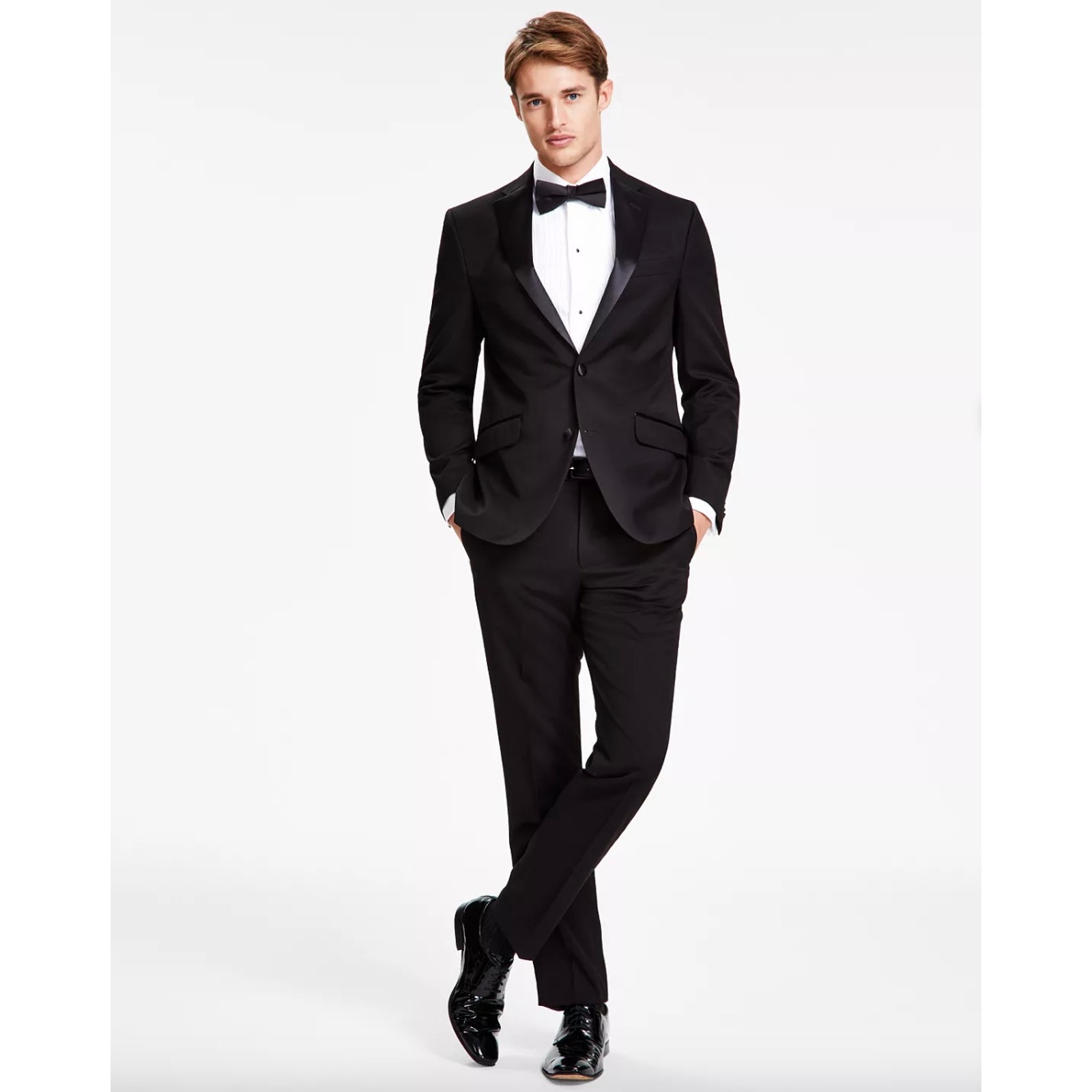 NWT Kenneth Cole Reaction Slim-Fit Ready Flex Tuxedo Suit, 50L x 45W