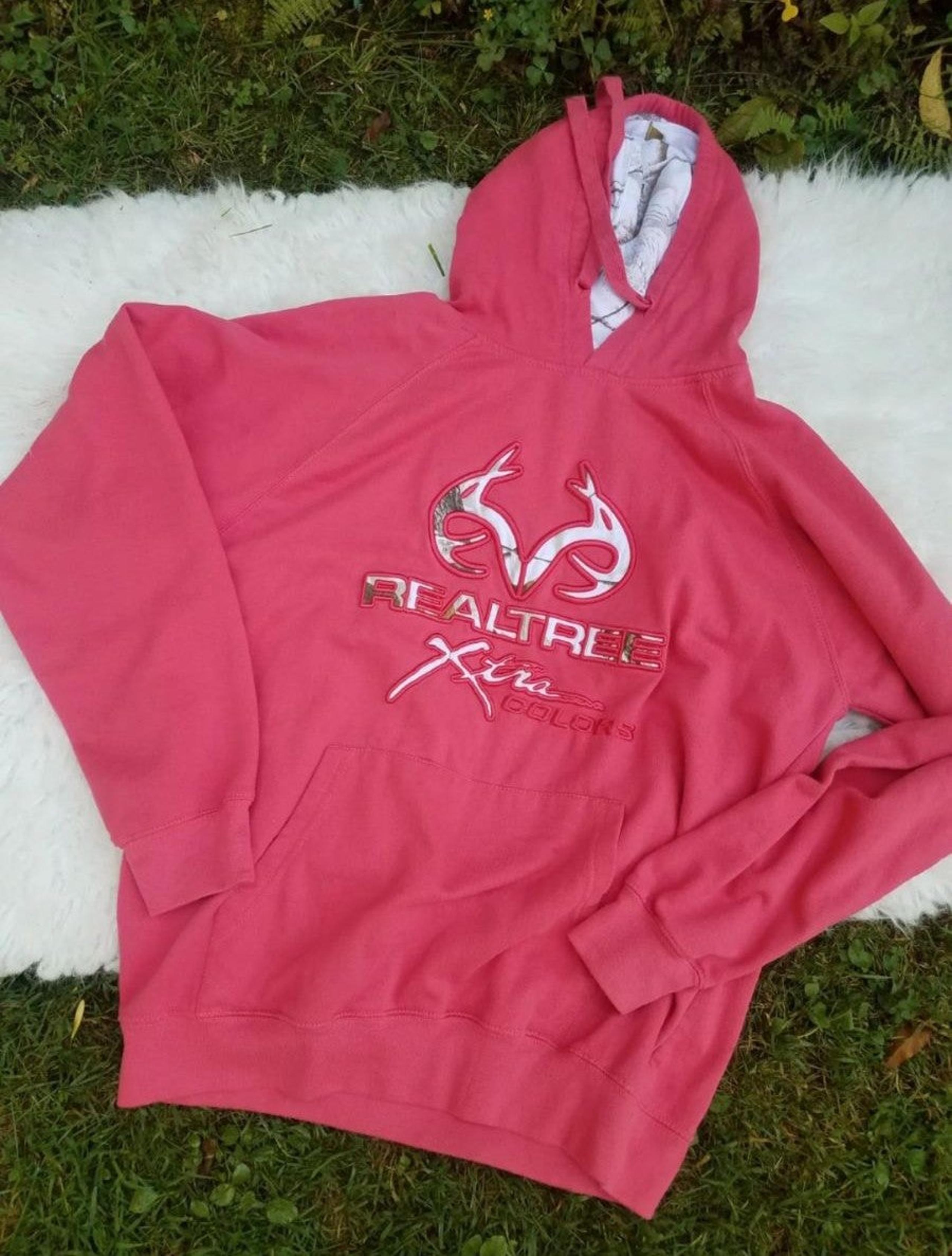 RealTree XTra Pink Camo lined Hoodie
