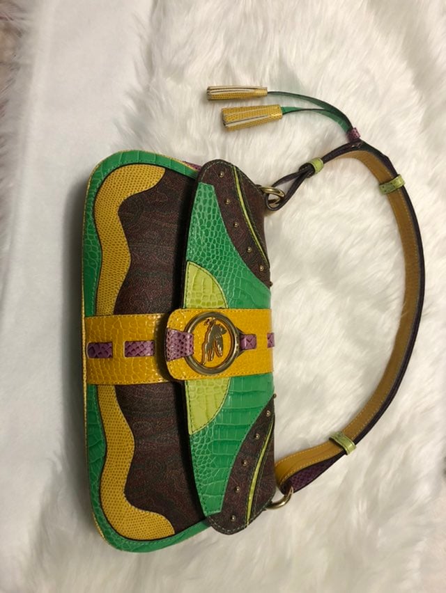Etro miliano multi color handbag
