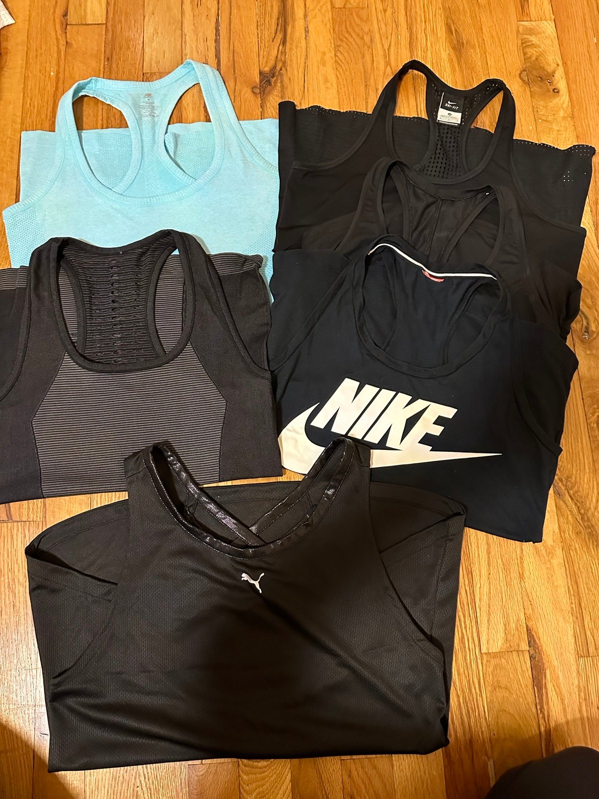 Nike ,New balance tank top ,Zumba