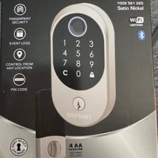 Fingerprint deadbolt
