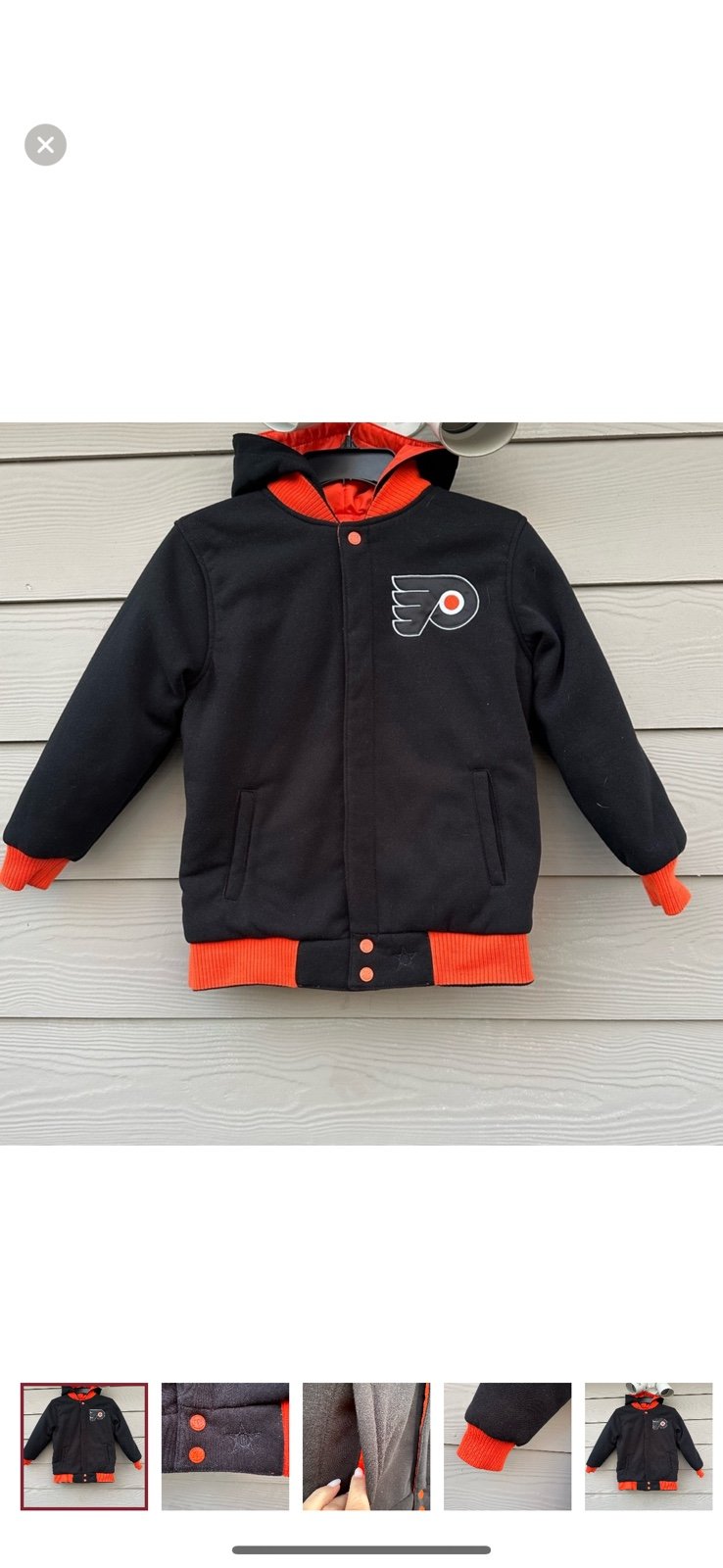NHL Philadelphia Flyers Reversible Jacket