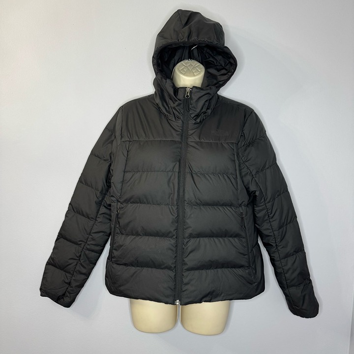 The North Face Puffer Down 550 Jacket Hooded Black Women's M