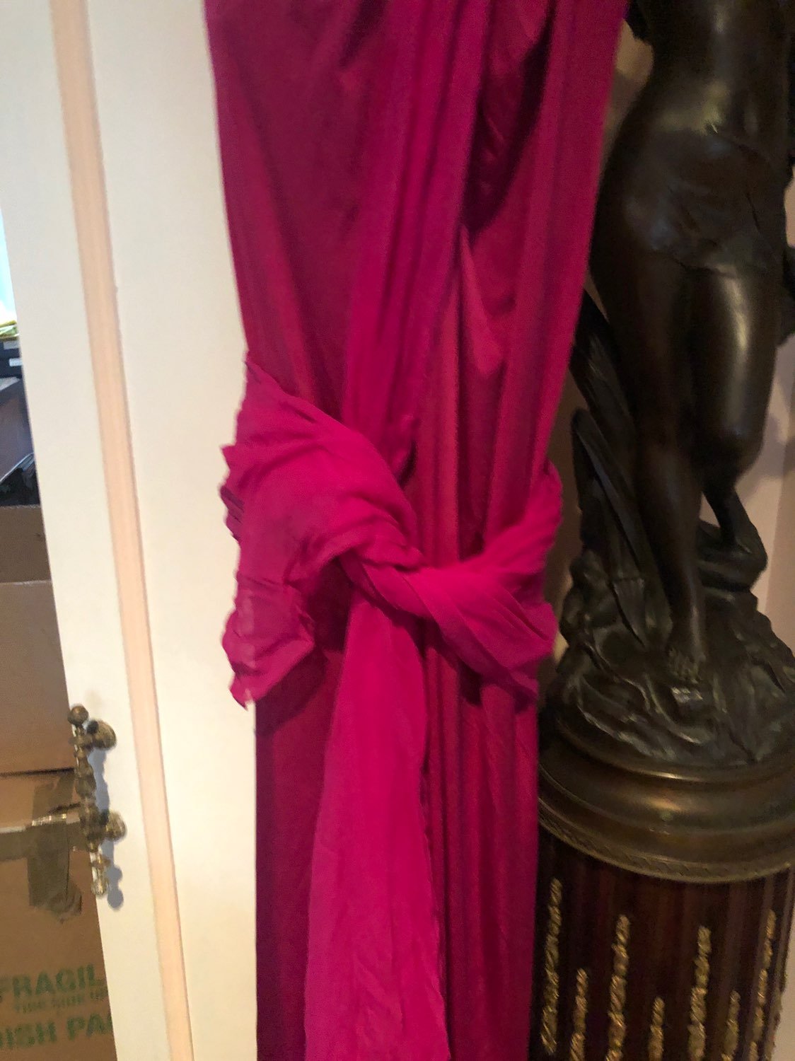 TADASHI COLLECTIONS HOT PINK ONE STRAP