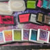 Assorted Stamp Ink Pads Set Of 31 - FREE SHIPPING