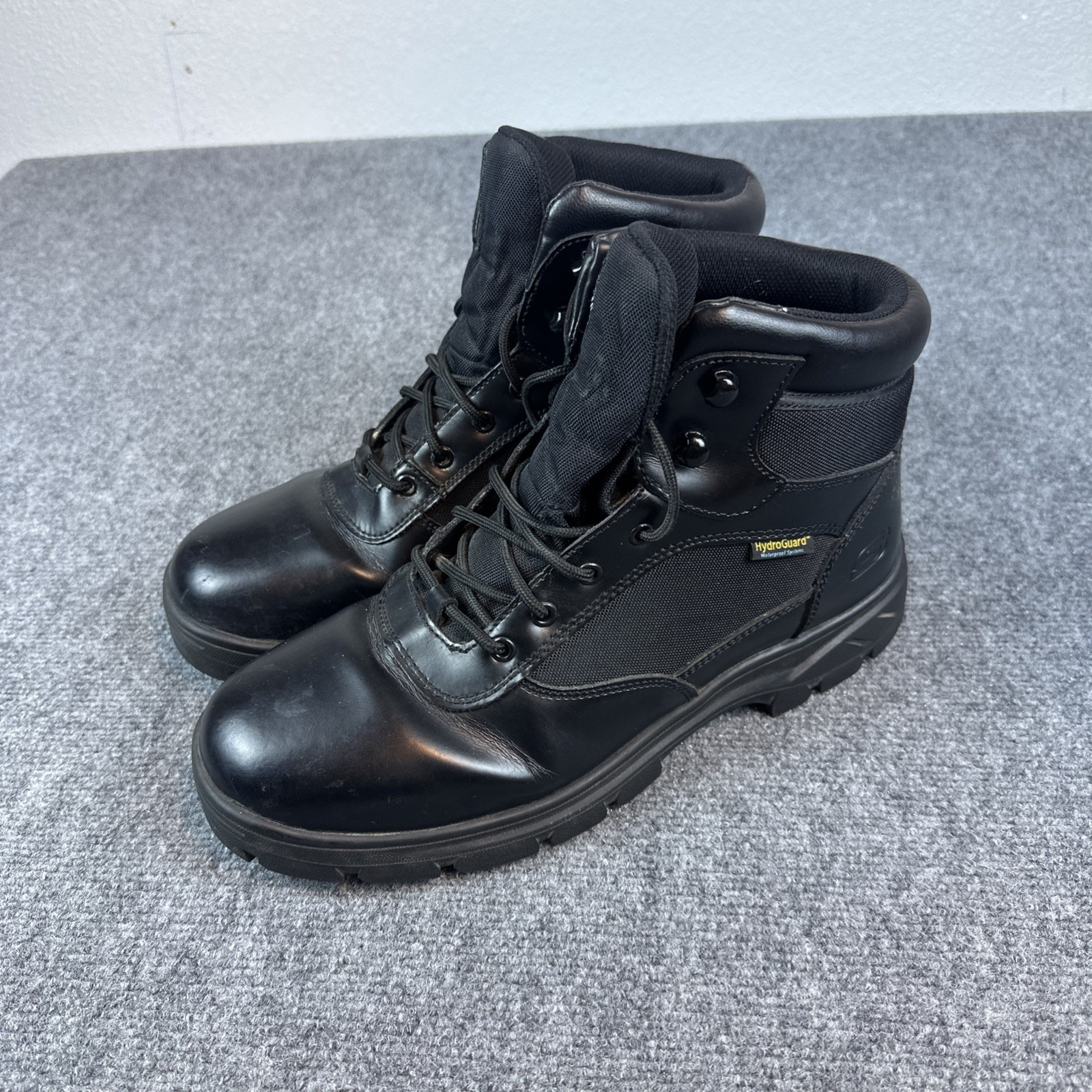 Skechers Men's 13 Work Relaxed Fit Wascana Benen WP Tactical HydroGuard Boots