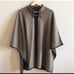 TRIBAL brown and black cape coat