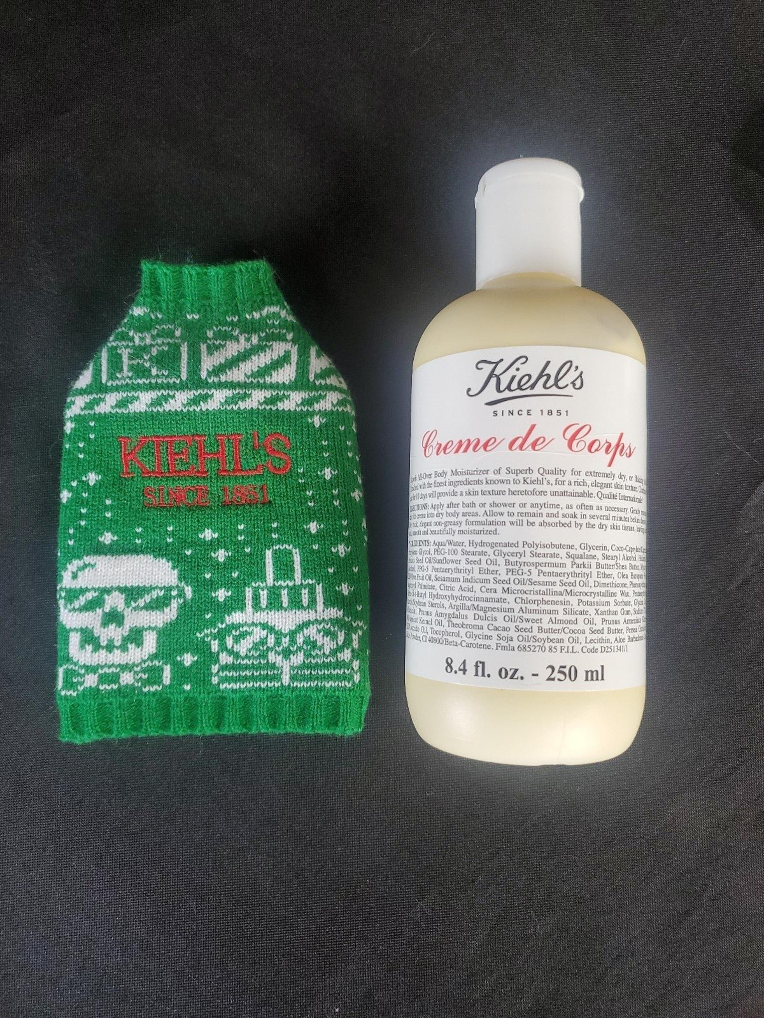 Kiehl's Creme de Corps 8.4oz with Ugly Christmas Sweater
