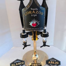 3 Bottle Corazon Tequila Shot Dispenser Very Heavy