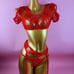 Red lingerie set
