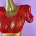 Red lingerie set