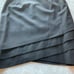 Escada margaretha ley size Medium Pencil Skirt Virgin Wool black tiered Germany