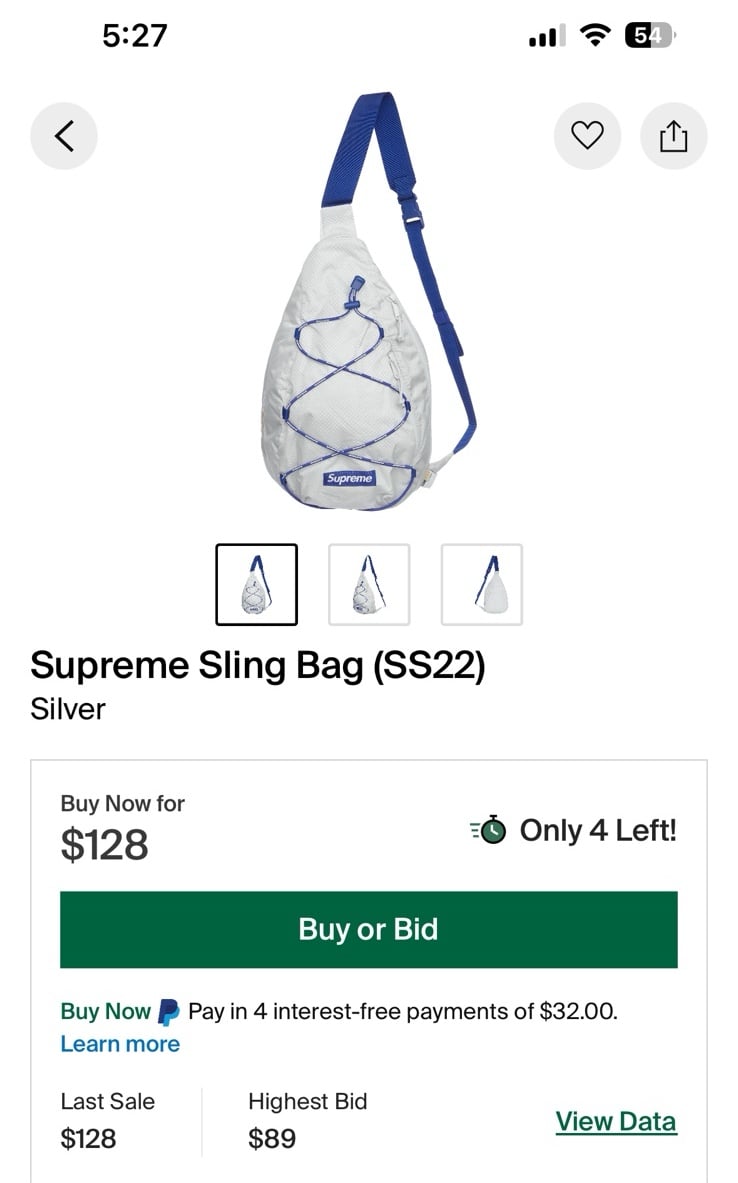 Supreme sling bag