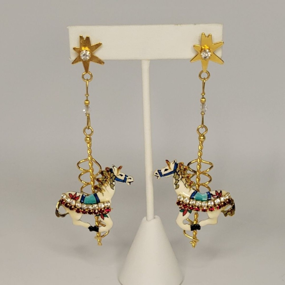 ~AVAILABLE: Lunch at the Ritz Earrings