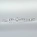 Solid 925 Silver Womens 2ct Diamond Heart Tennis Bracelet Ladies 7 inch Jewelry