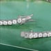 Solid 925 Silver Womens 2ct Diamond Heart Tennis Bracelet Ladies 7 inch Jewelry