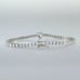 Solid 925 Silver Womens 2ct Diamond Heart Tennis Bracelet Ladies 7 inch Jewelry