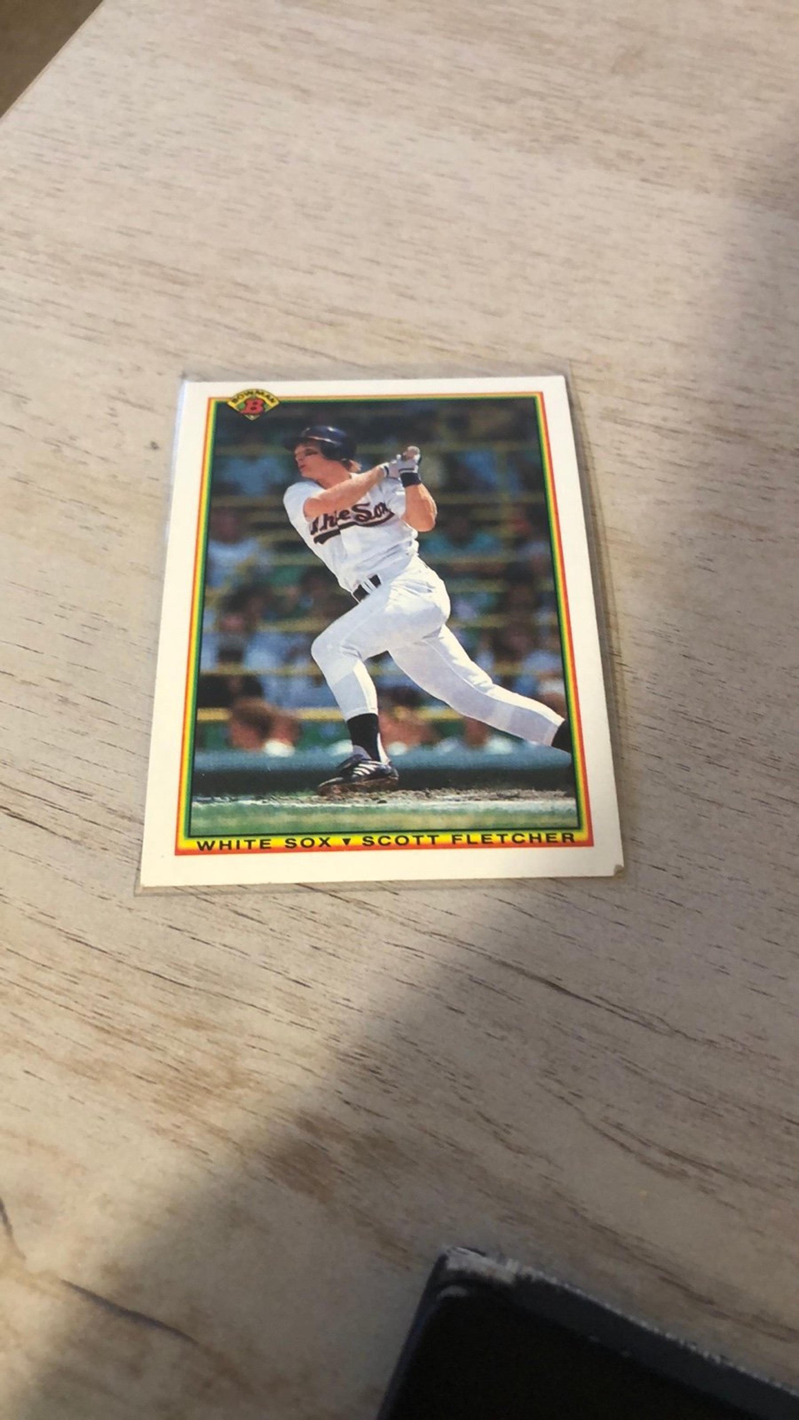 1990 Bowman Scott Fletcher 2B-SS #319 Baseball Trading Card #ME1156