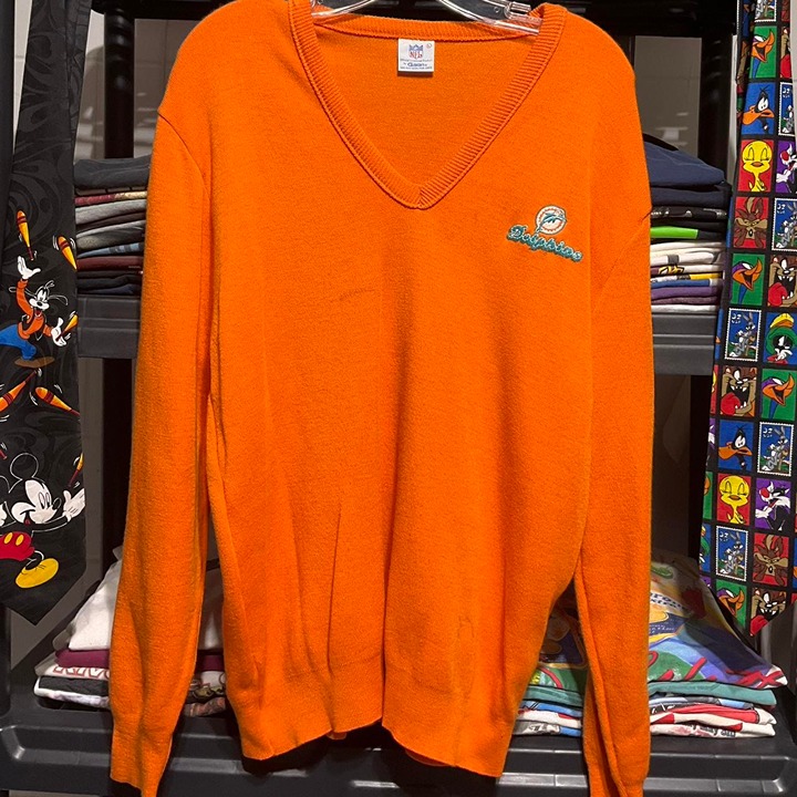 Vintage 80s Miami dolphins sweater