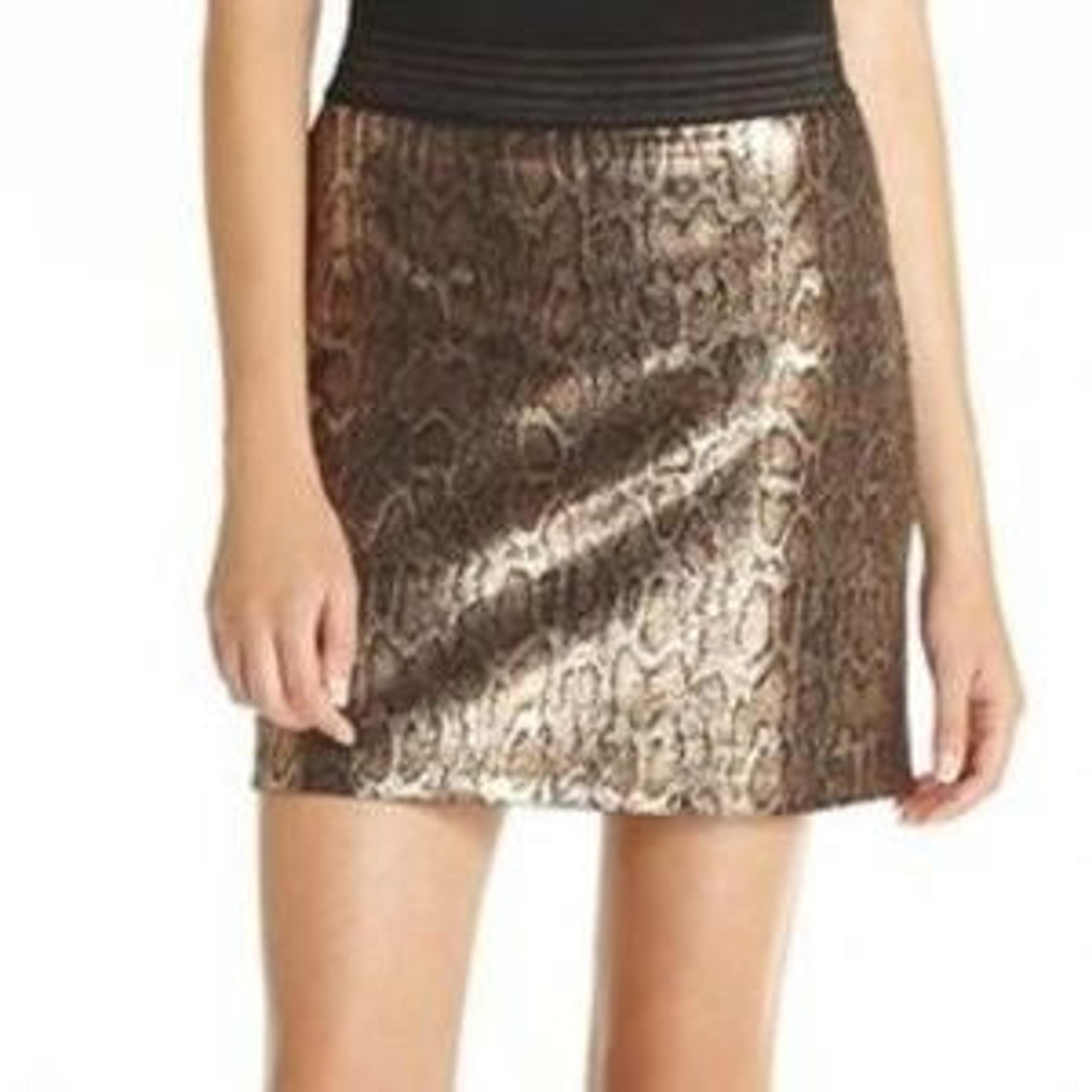 MNG By Mango Snake Print Skirt 0220