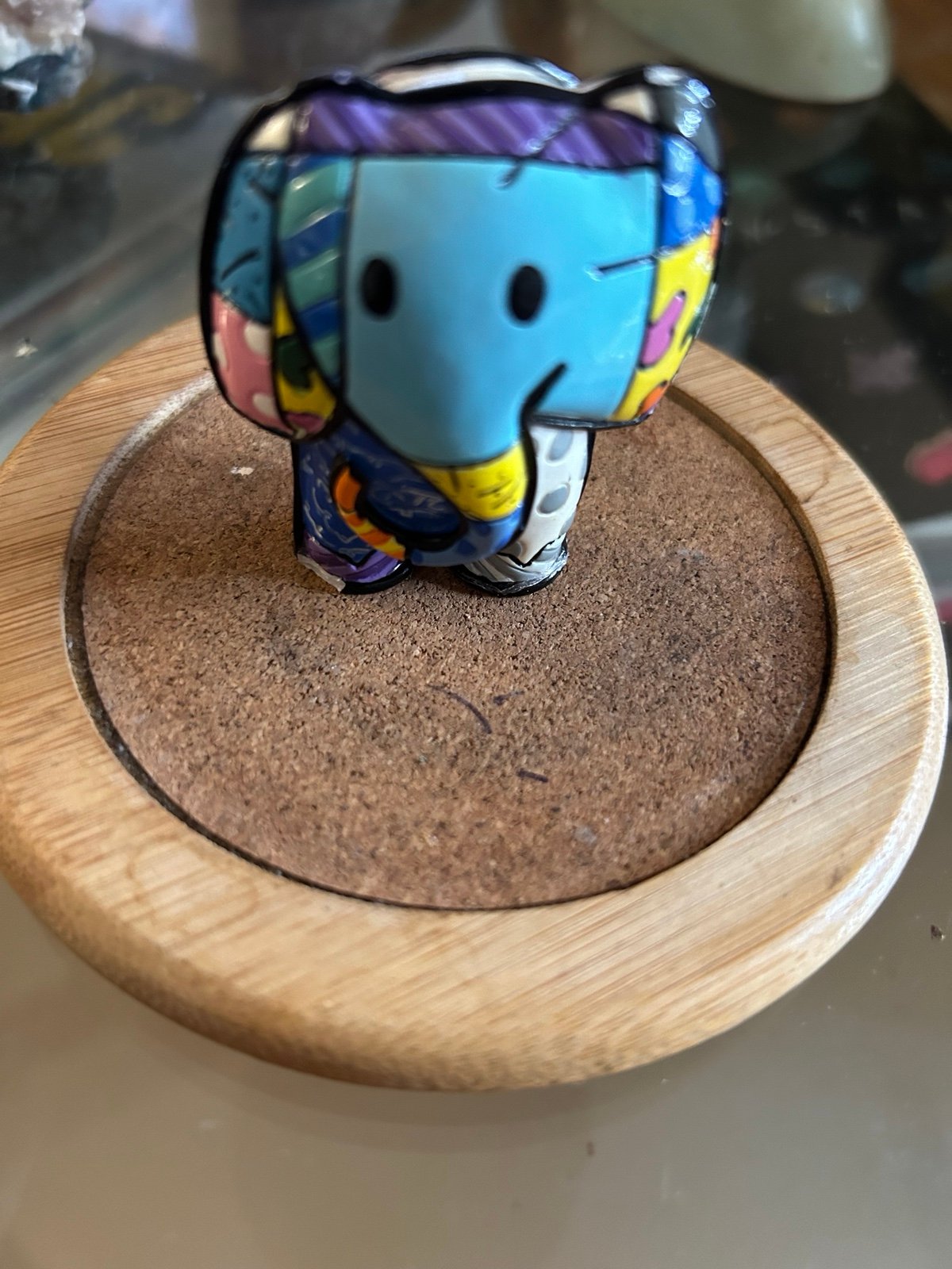 Britto mini lucky elephant figure