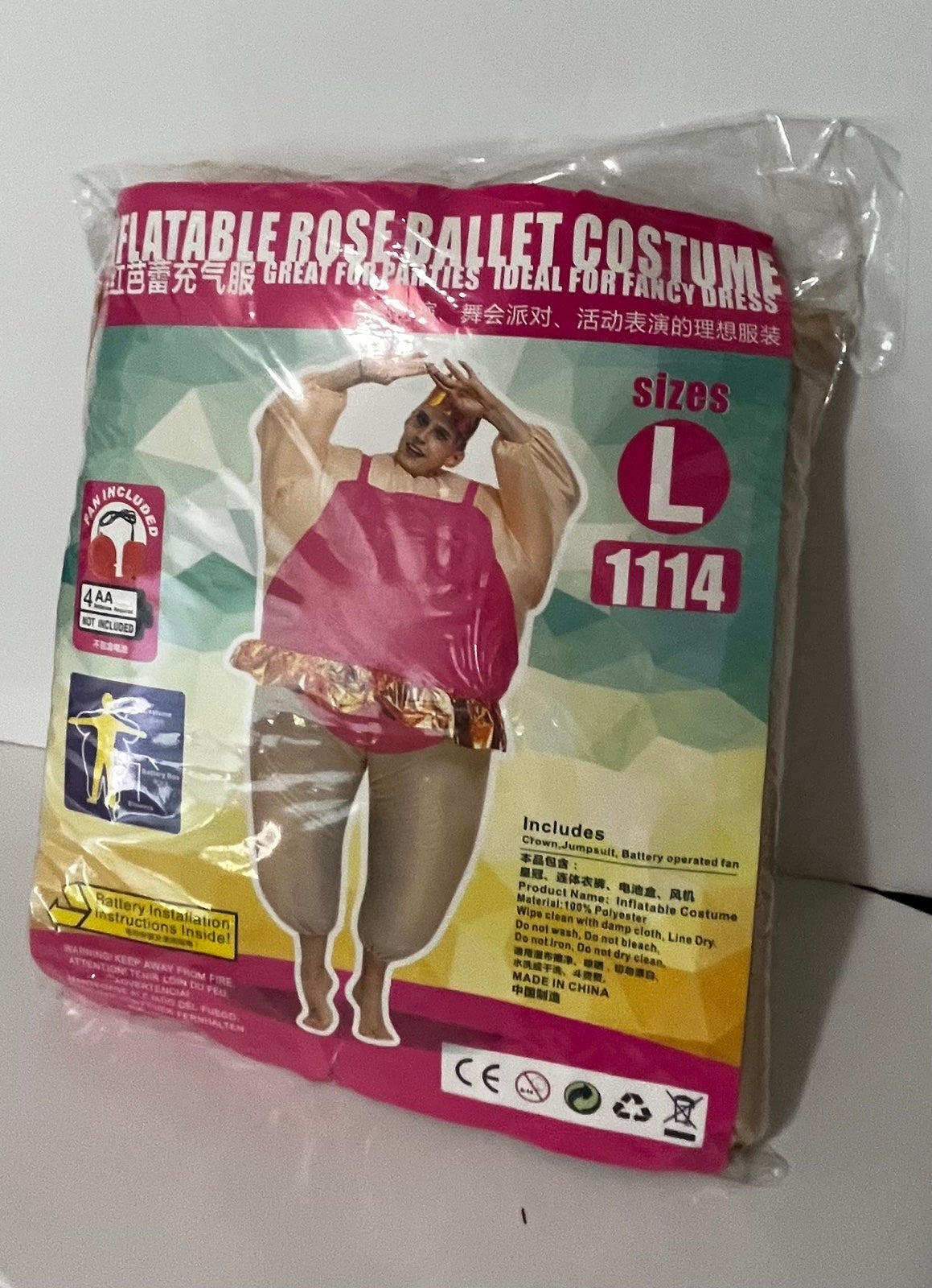 Inflatable Rose Ballet Costume