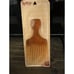 NEW Vintage Tip-Top Brown Tortoise Hair Hard Pick Comb Fro