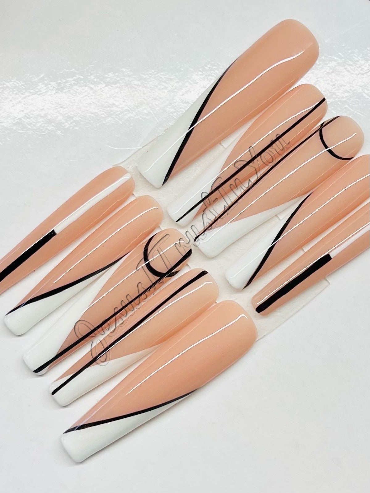 XXXL LG - THE PLAN - GEL PRESS ON NAILS