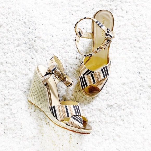 Cole Haan Hart Wedge Espadrille Sandals
