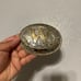 Vintage Western Belt Buckle Monogram W Signed Alpaca Mexico