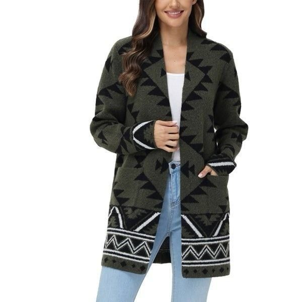 Frye Ladies' Patterned Cardigan Sweater