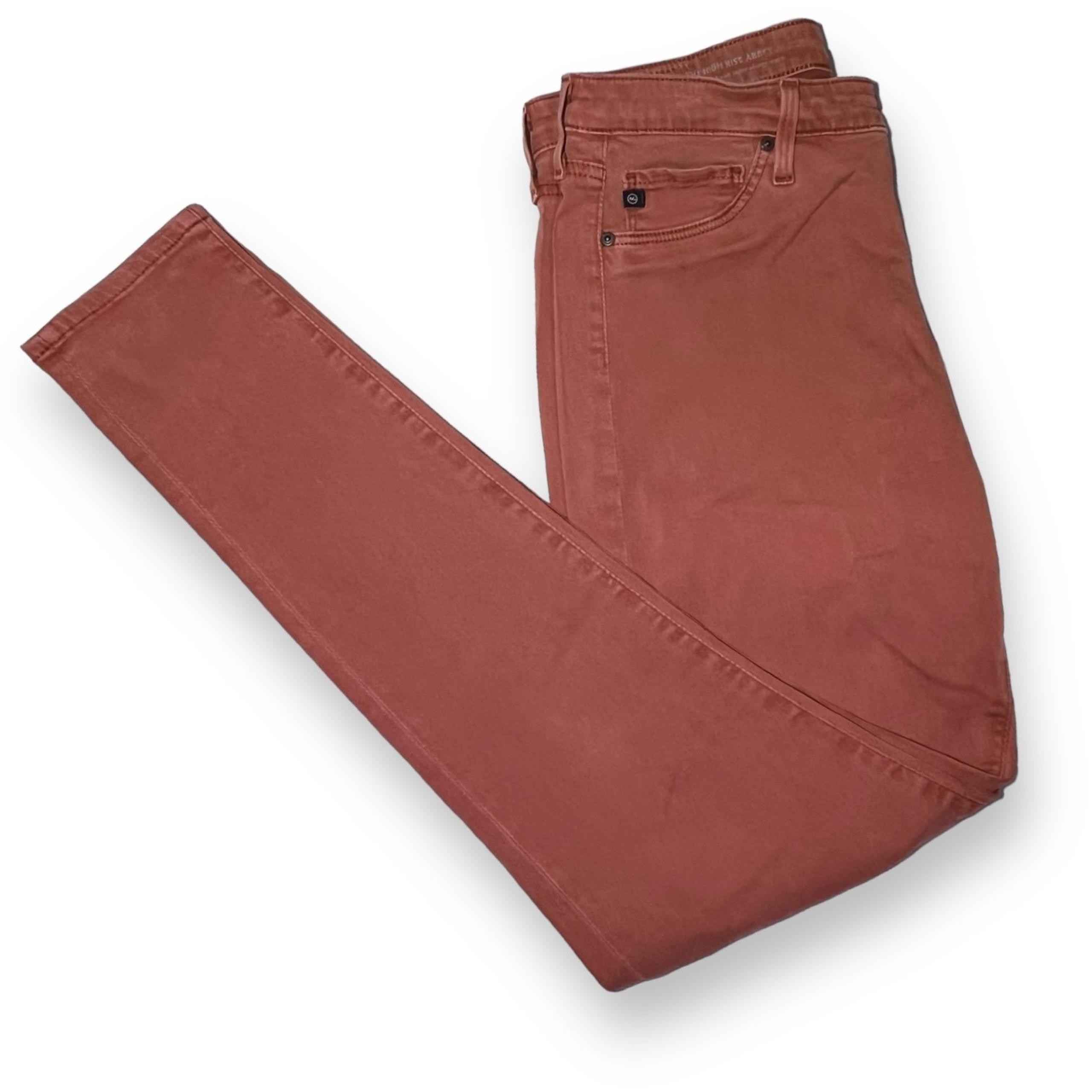AG Women’s The High Rise Abbey Super Skinny Sateen Ankle Jeans Sul-rsa Size 27