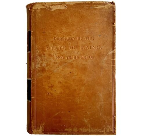 Maine Reports 1897 Victorian Volume 9 First Edition Antique Supreme Courts E43