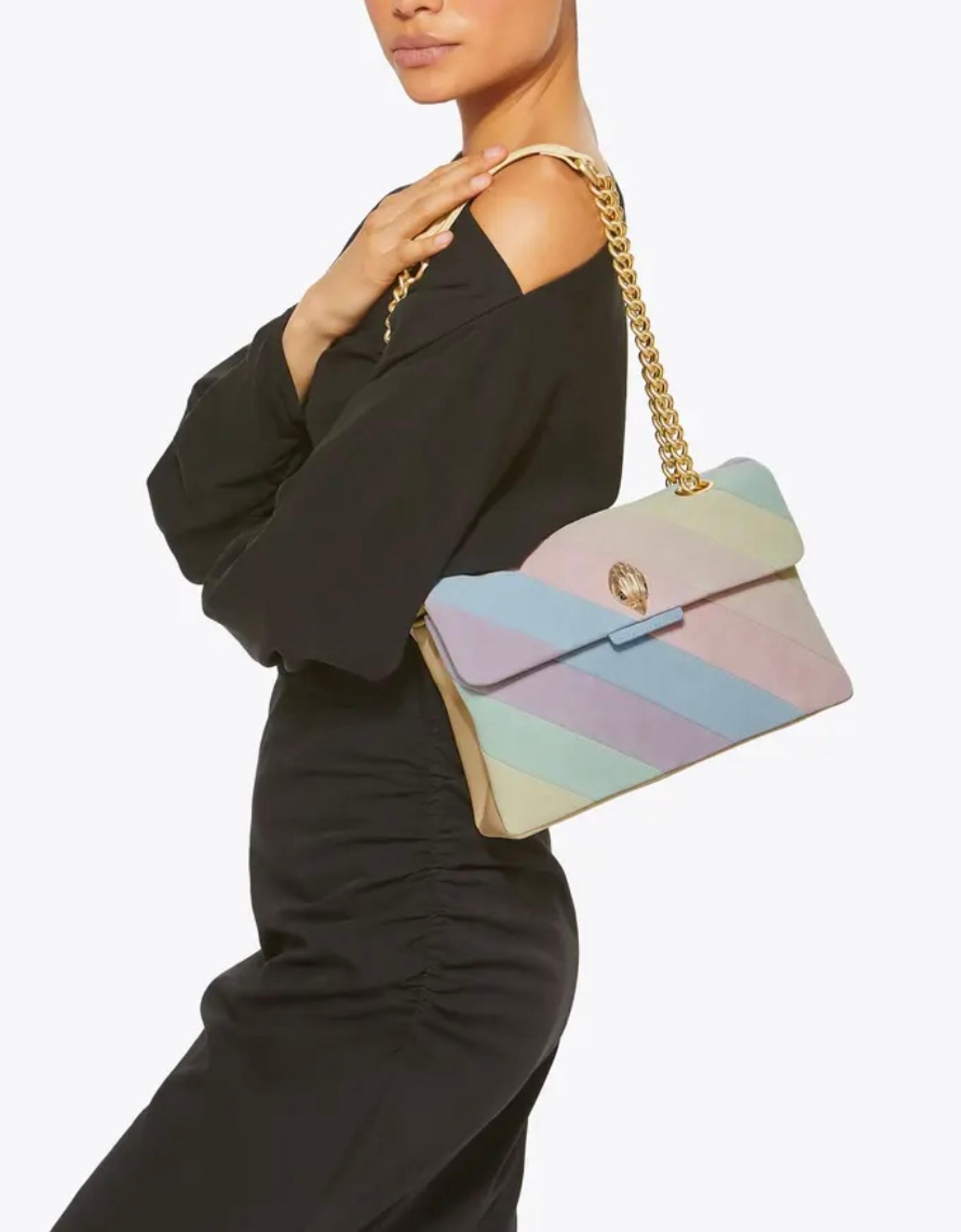 Kurt Geiger London Kensington Leather Convertible Shoulder Bag NWOT