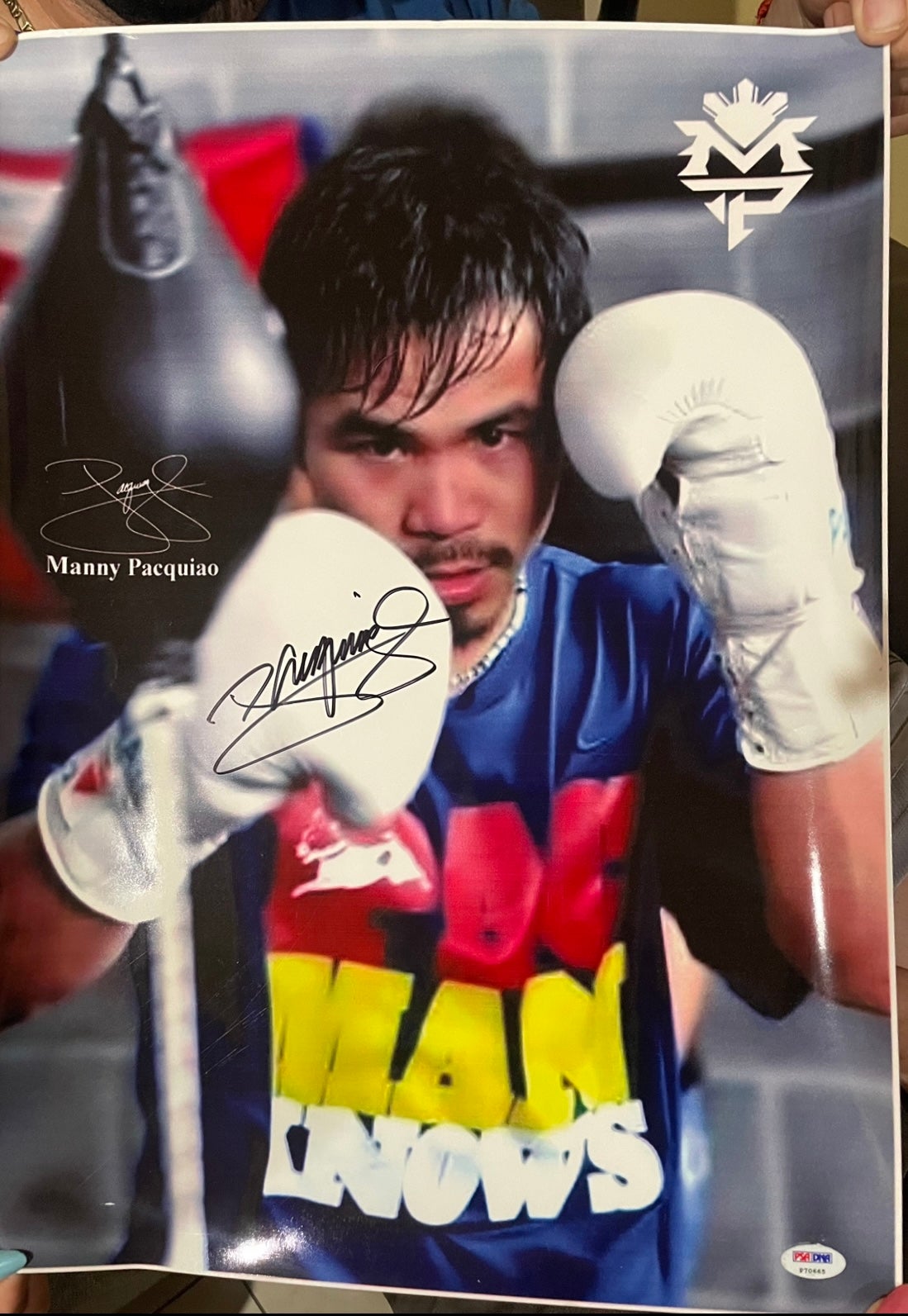 Manny Pacquiao Signed Poster